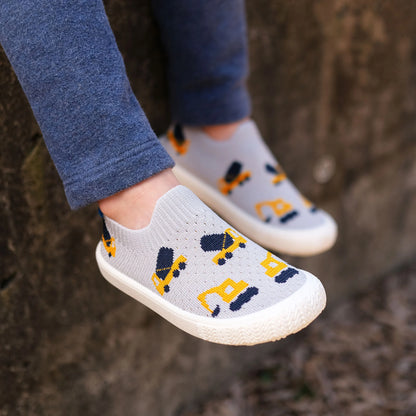 Jan + Jul - Xplorer Knit Shoes - Grey Construction