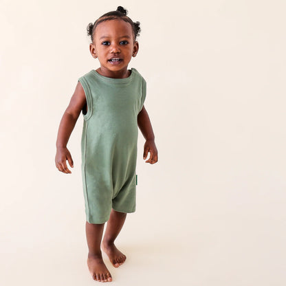 Parade Organics - Camper Green - Organic Tank Romper