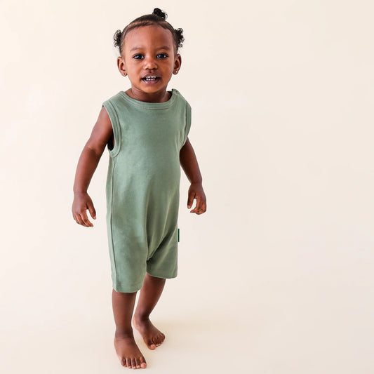 Camper Green - Parade - Organic Tank Romper