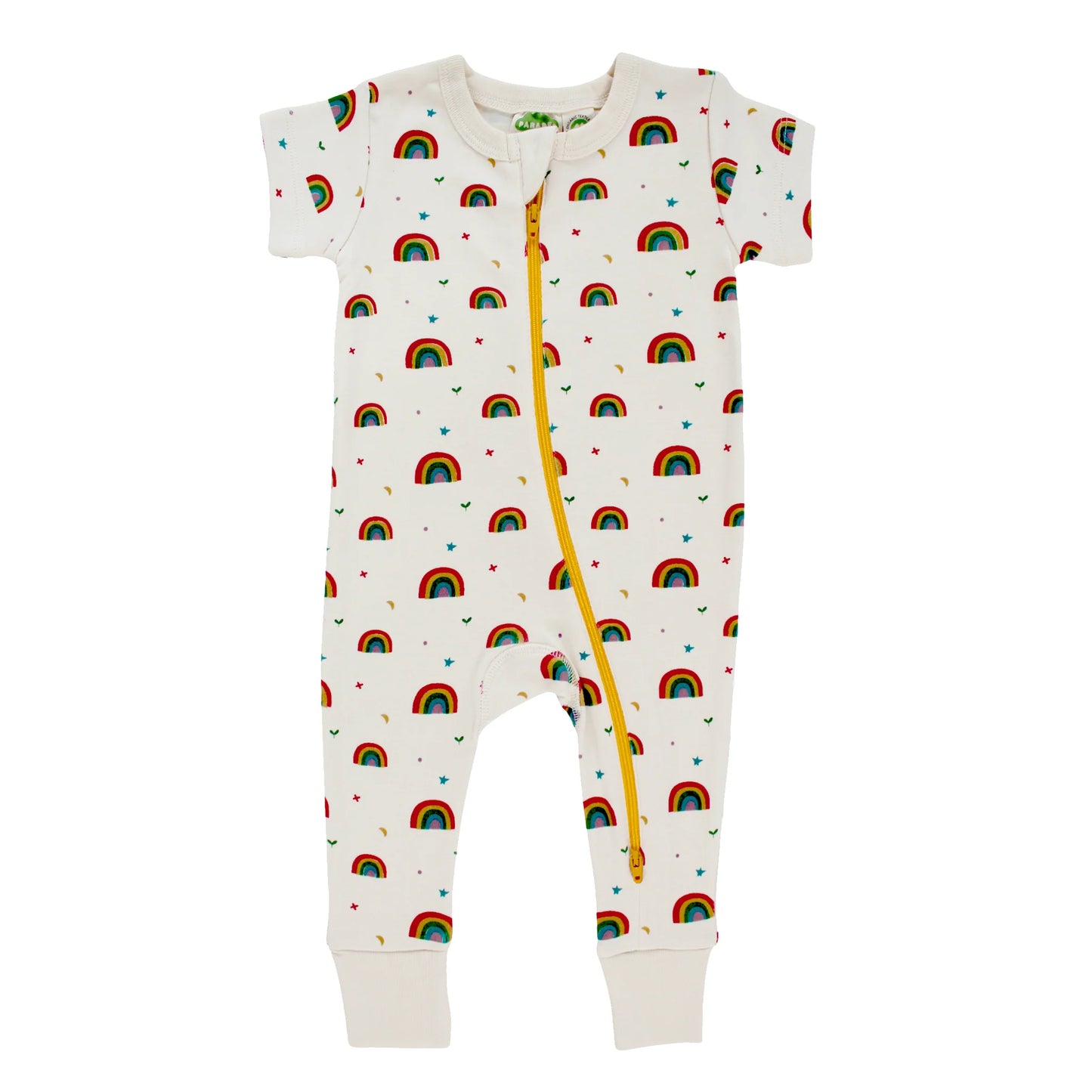 Parade Organics 🌈 Rainbow 🌈 - Organic Signature '2-Way' Zip Romper