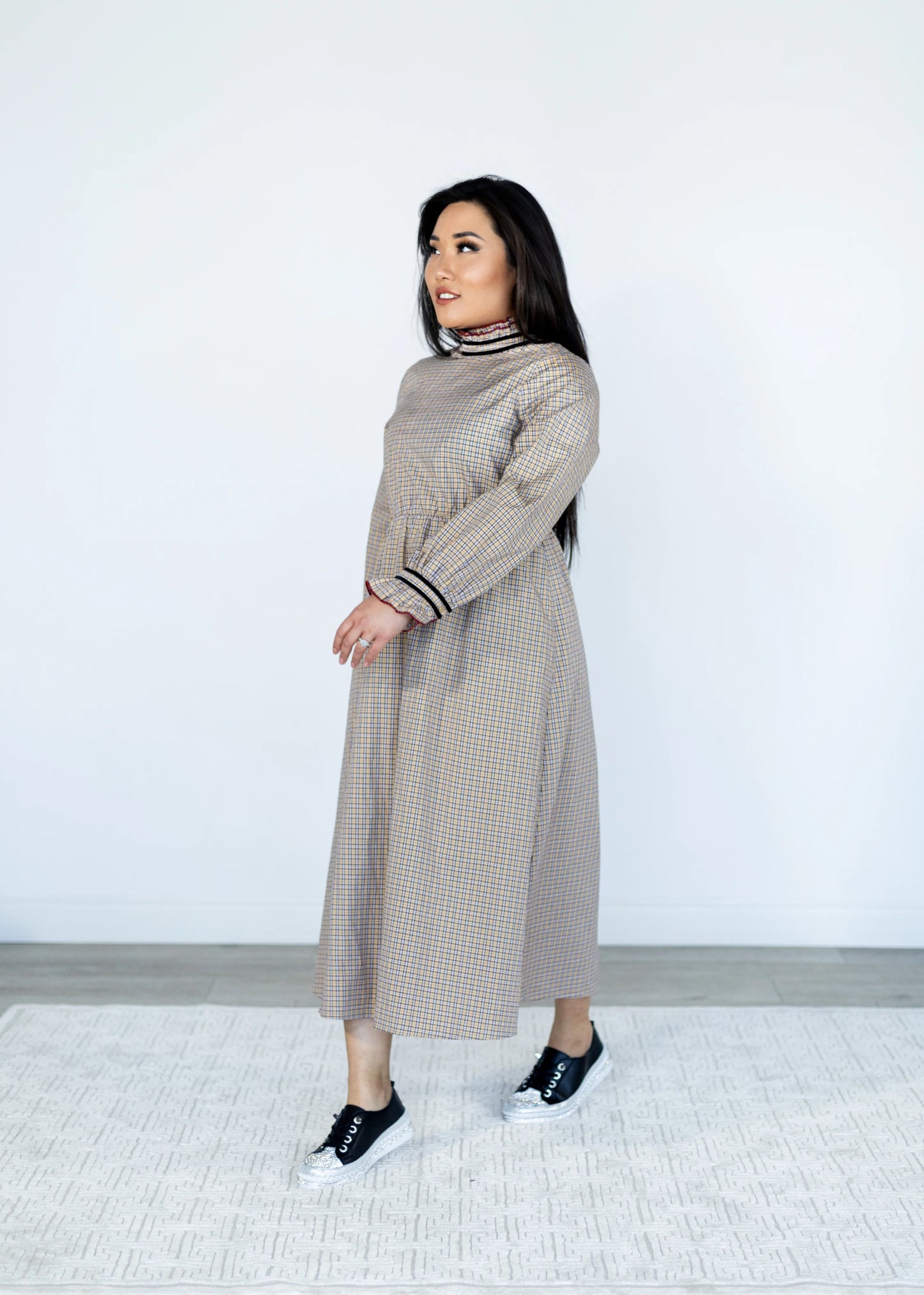 Thelma Cotton Plaid Dress - Sunday Sparks