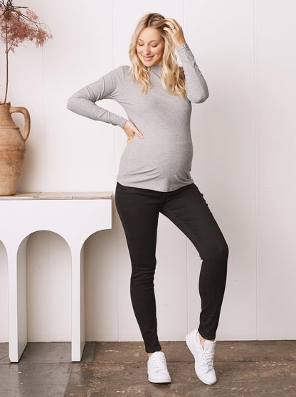 Angel Maternity - Over the Bump Skinny Jeans - Black