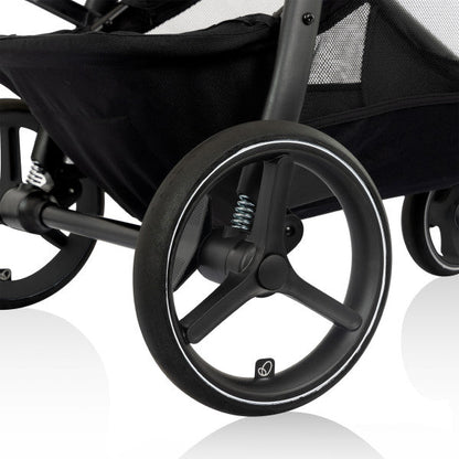 Evenflo Shyft Intuiti+ Travel System featuring Revolve180 LiteMax NXT with SensorySoothe (Dubhan Black)