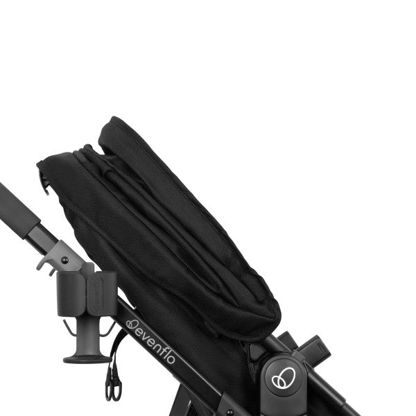 Evenflo Omni Ultra Travel System with Revolve180 LiteMax NXT Rotational Infant Car Seat - Caviar Black