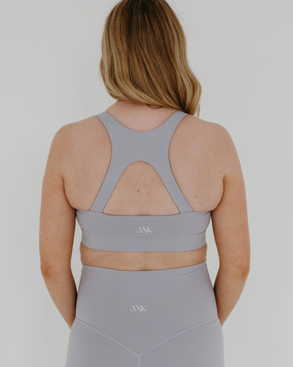 AXK Maternity - Full Support Nursing Bra - Light Grey