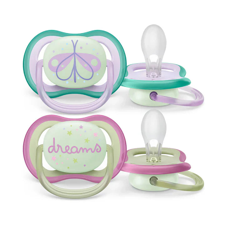 Philips Avent - Ultra Air Nighttime Pacifier 2 Pack
