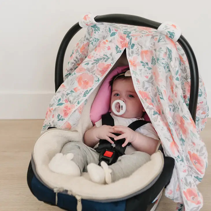 Bebe au Lait Classic Muslin Car Seat Cover Reclaim Maternity