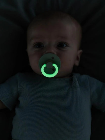 BIBS - Colour GLOW 2 Pack - Sage Glow / Cloud Glow