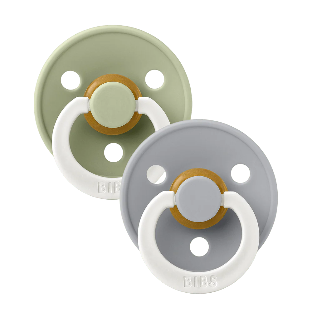 BIBS - Colour GLOW 2 Pack - Sage Glow / Cloud Glow