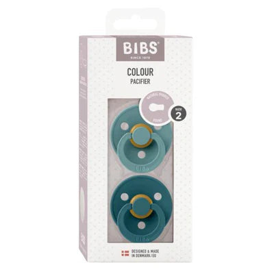 BIBS - Latex Pacifier 2 Pack - Island Sea + Forest Lake