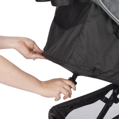 Evenflo - Folio3 Stroll & Jog Travel System with LiteMax 35 Infant Car Seat (Avenue Gray)