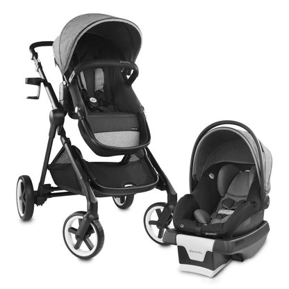 Evenflo - GOLD SensorSafe Pivot Xpand Smart Modular Travel System - Single to Double - Moonstone