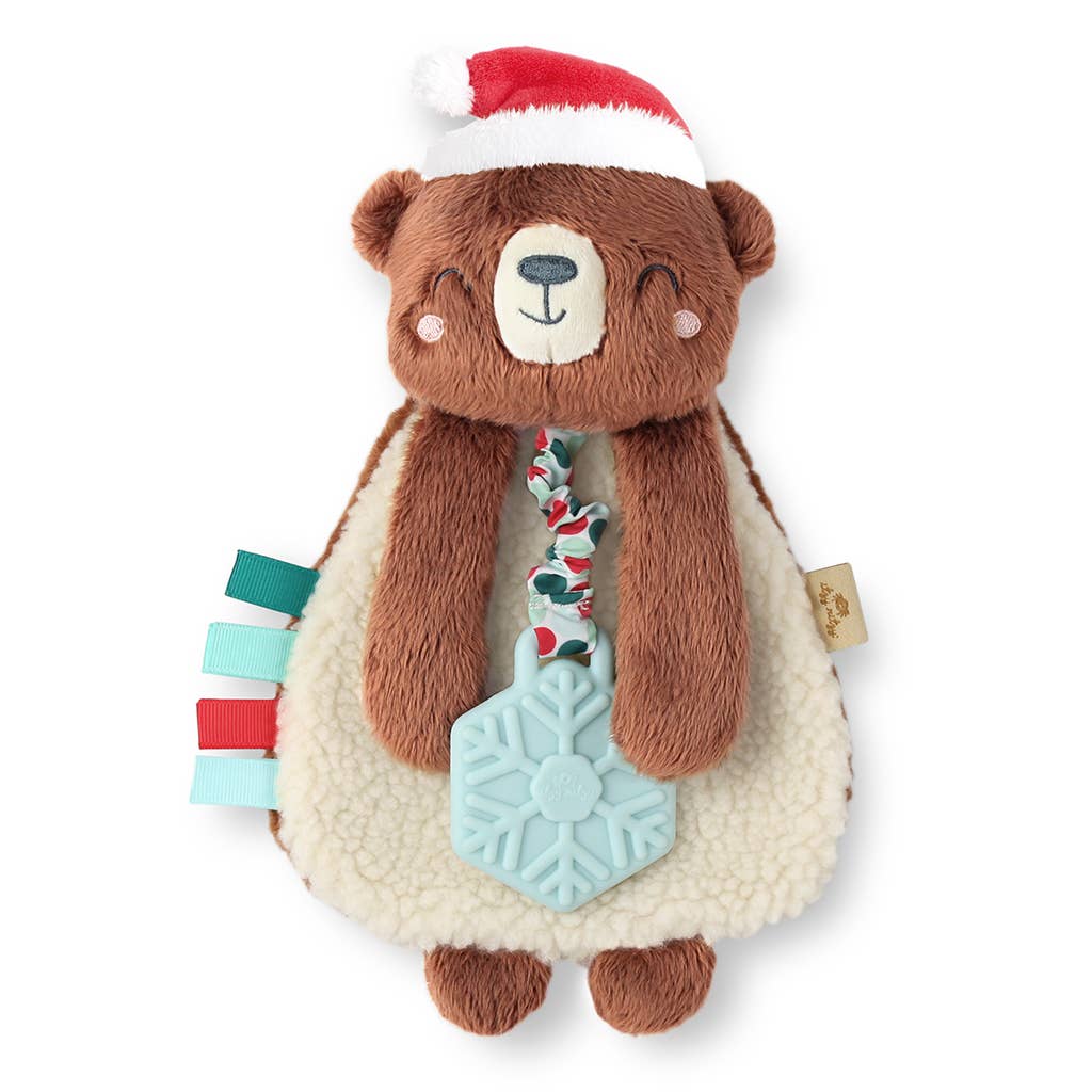 Holiday Itzy Lovey™ Plush + Teether Toy: Penguin