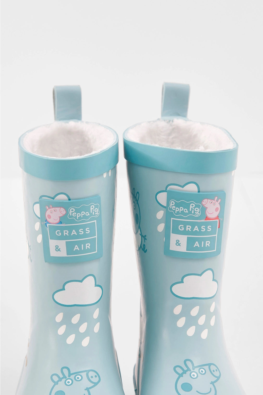 Grass & Air - Colour Changing Rain Boots (Wellies) - Peppa Pig Blue