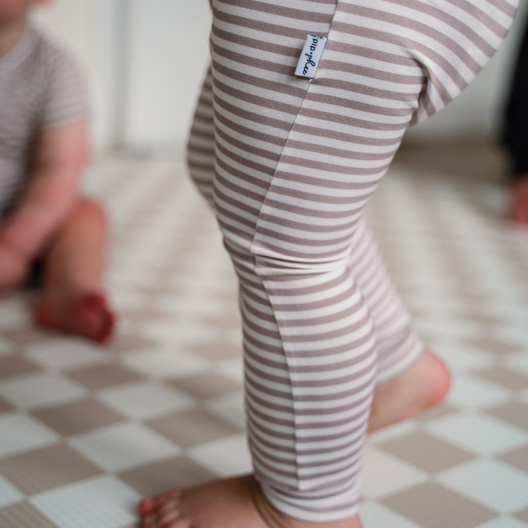 Pip + Phee - Bamboo Footless Sleepers | LE Prints: Dainty-floral / 2T