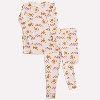 Pip + Phee - 2 Piece Bamboo Sets | LE Prints: Navy Floral / 4T