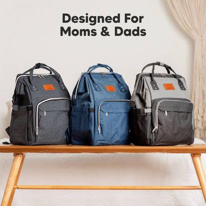 Original Diaper Bag Backpack, Baby Bags with Changing Pad: Mystic Gray
