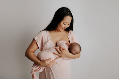 Three Little Tots - Maternity Mommy Labor and Delivery/ Nursing Gown