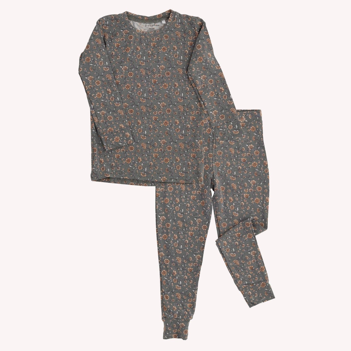 Pip + Phee - 2 Piece Bamboo Sets | LE Prints: Vintage Floral / 3T