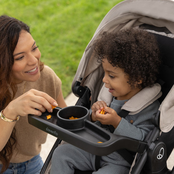 🔥 ON SALE NOW 🔥 Evenflo Omni Signature Travel System with LiteMax Infant Car Seat (Porto Black)