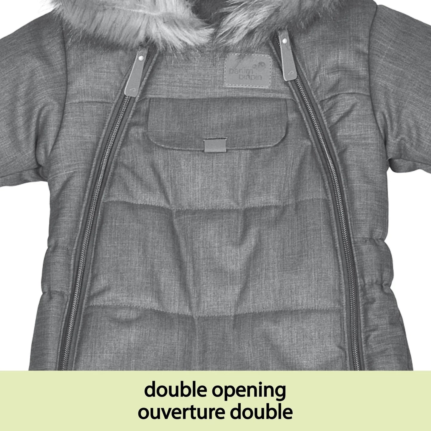 Perlimpinpin - One Piece Toddler Snowsuit - Taupe