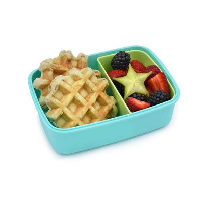 Melii - Bento Box with Removable Compartments: 800ml pink purple grey