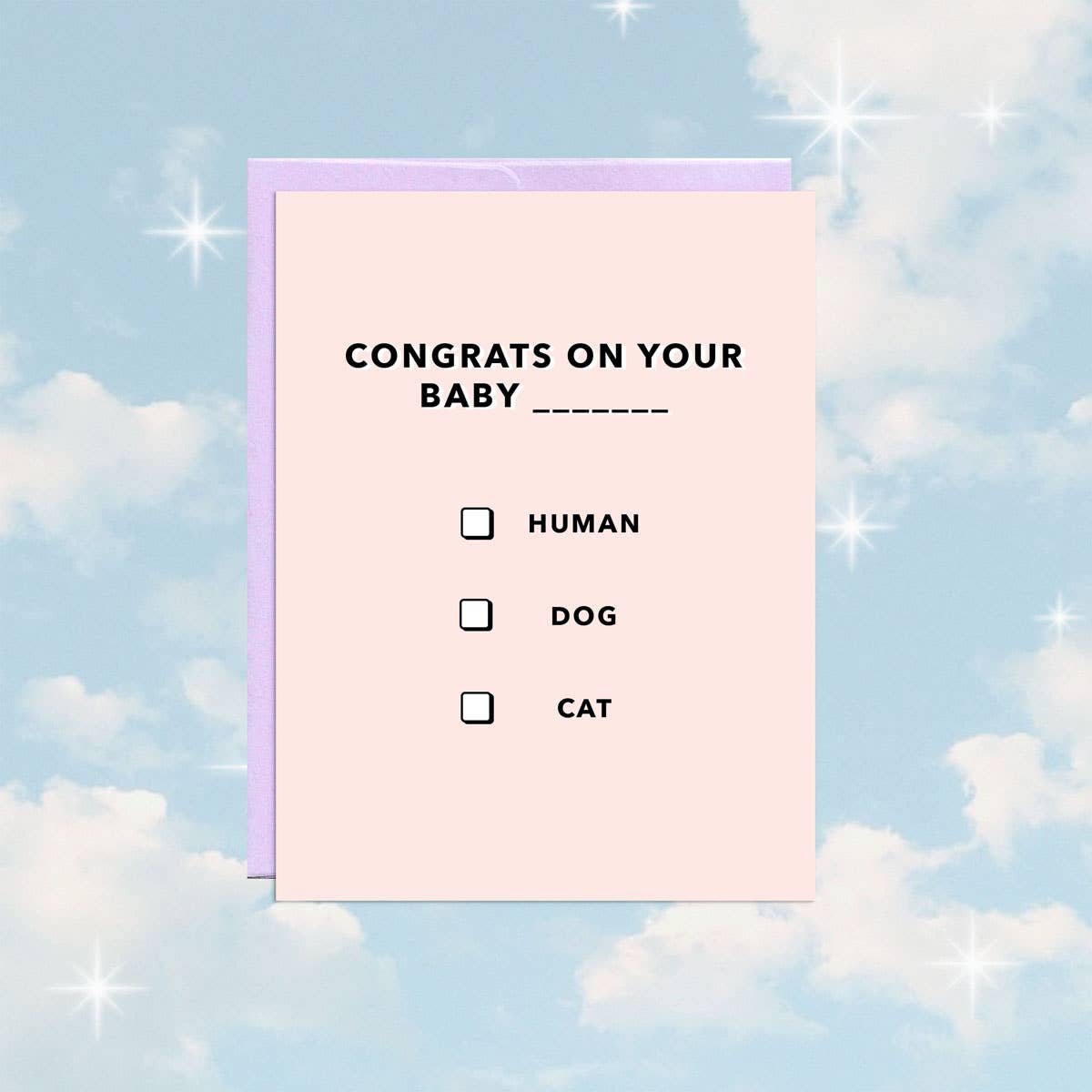 Baby Multiple Choice | Baby Card