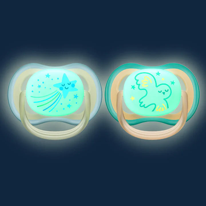 Philips Avent - Ultra Air Nighttime Pacifier 2 Pack