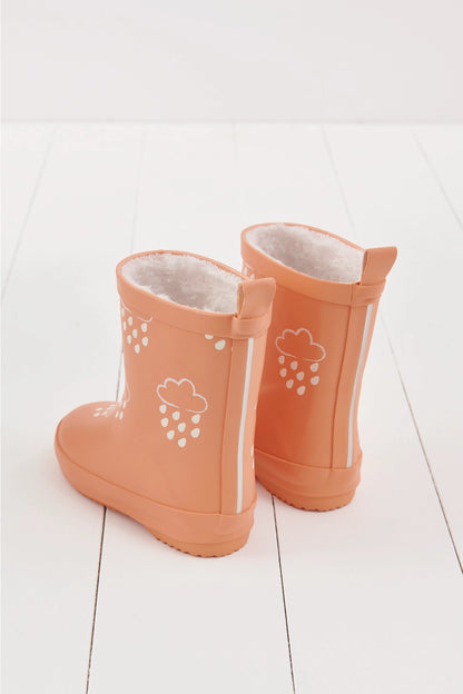 Grass & Air - Colour Changing Rain Boots (Wellies) - Volcanic Orange