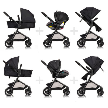 Evenflo Pivot Modular Travel System with LiteMax Infant Car Seat - Casual Gray