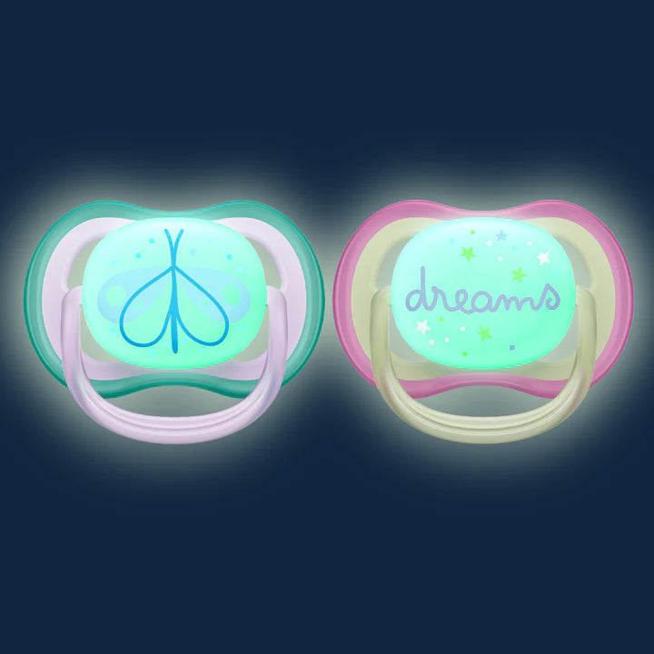 Philips Avent - Ultra Air Nighttime Pacifier 2 Pack
