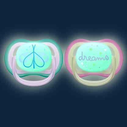 Philips Avent - Ultra Air Nighttime Pacifier 2 Pack