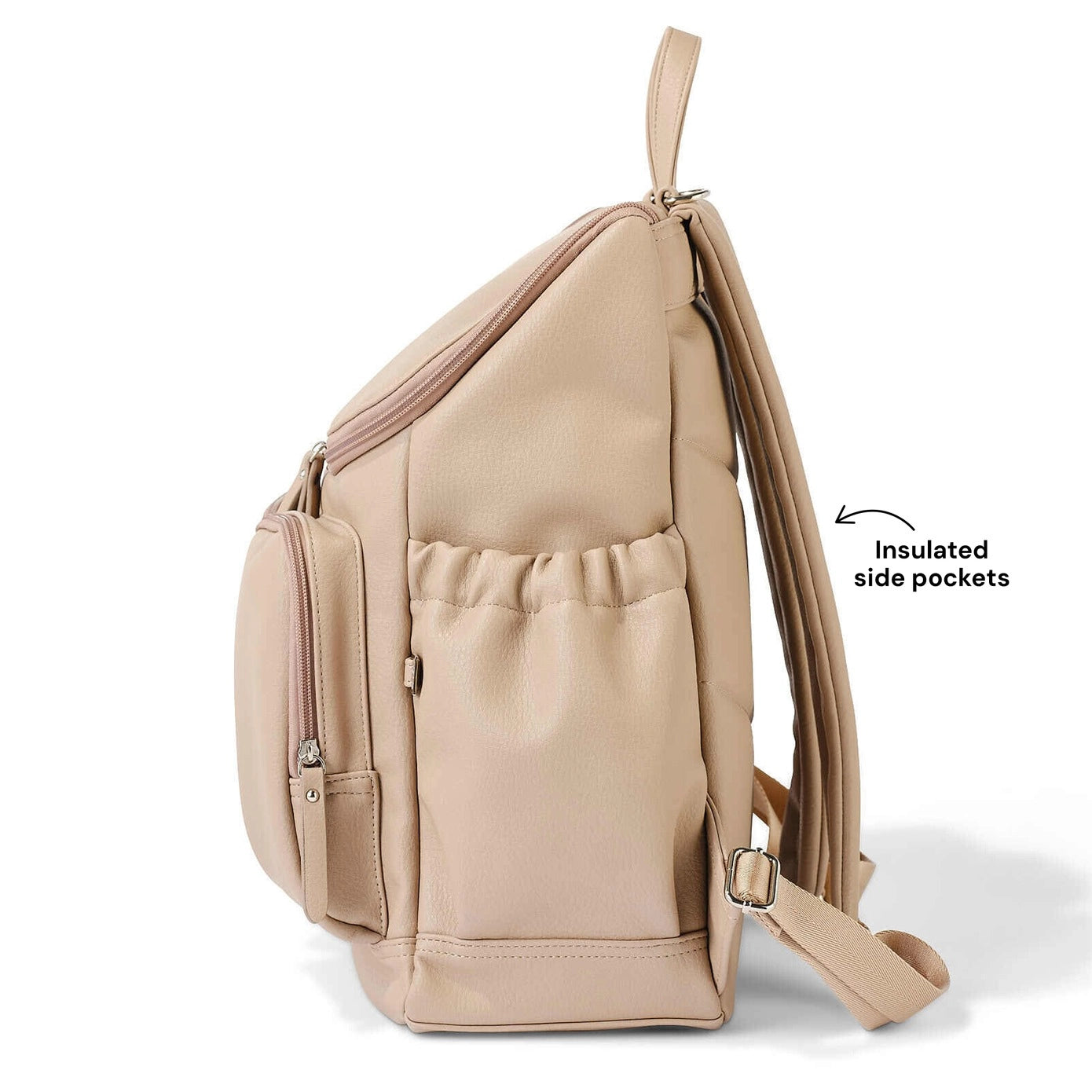 OiOi - Signature Nappy Backpack - Oat