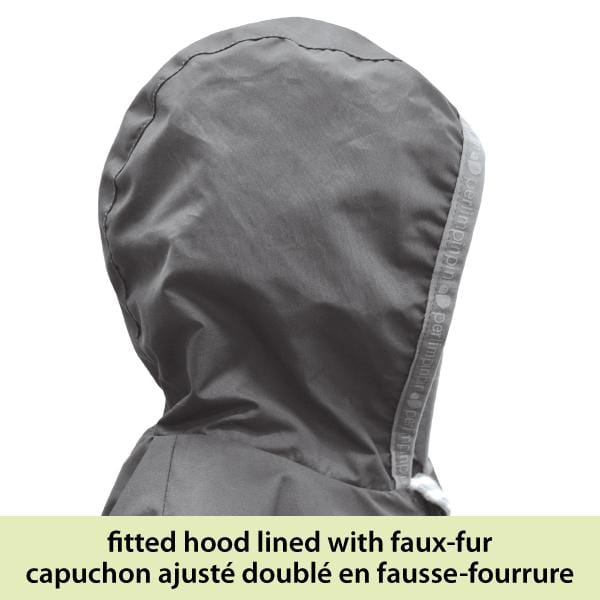 Perlimpinpin - CAR SEAT SAFE - One Piece Baby Snowsuit - Stark