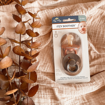 Itzy Soother™ Natural Rubber Paci Sets: Harbor + Coast
