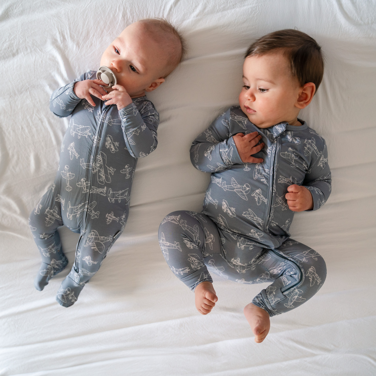 Pip + Phee - Bamboo Footless Sleepers | LE Prints #2: Desert-dinos / 2T