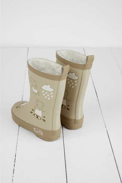Grass & Air - Colour Changing Rain Boots (Wellies) - Peppa Pig Stone