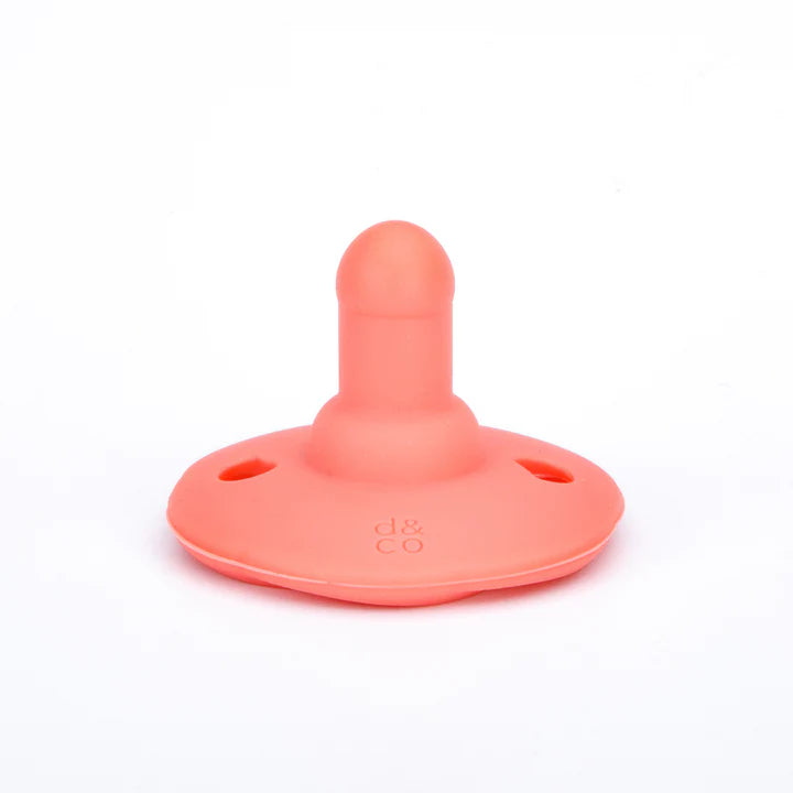 Doddle and Co. Pacifier - Peach + Cloud