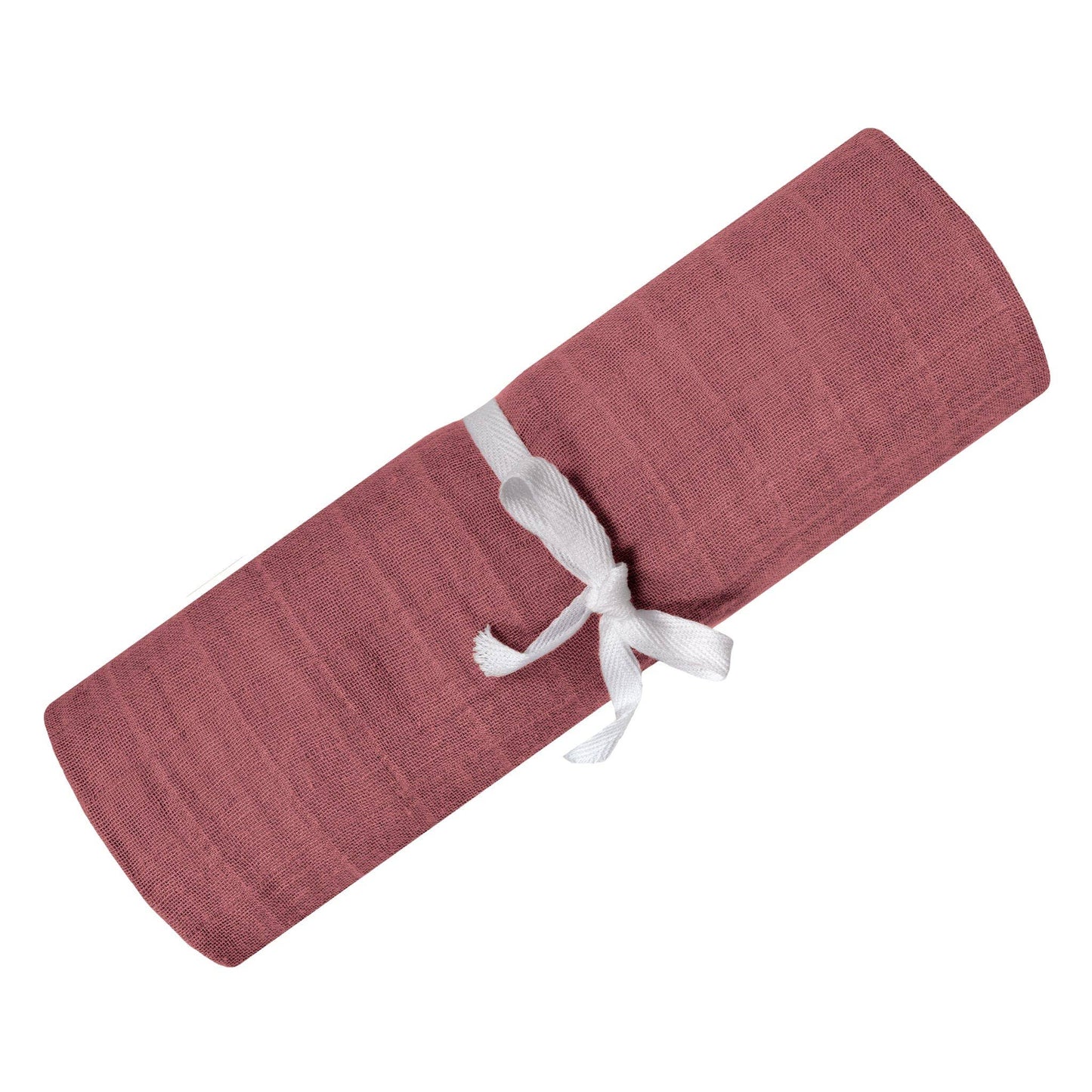 Perlimpinpin - Cotton muslin swaddle - Raspberry: OS