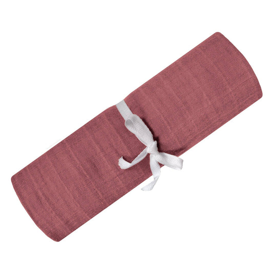 Perlimpinpin - Cotton muslin swaddle - Raspberry: OS