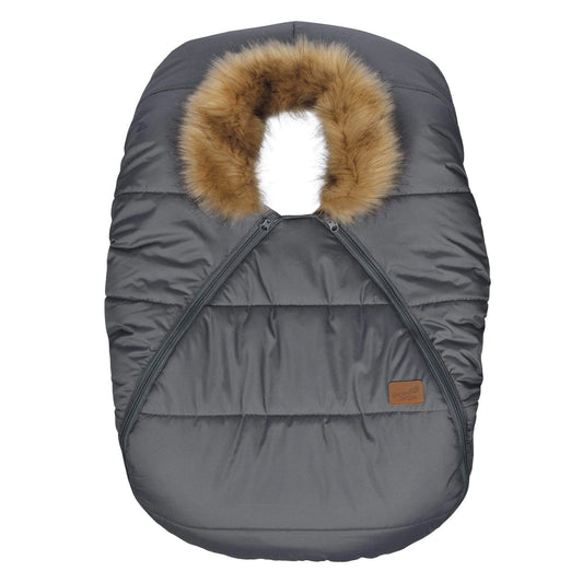 Perlimpinpin - Winter Elastic-Fitted Car Seat Cover - Grey
