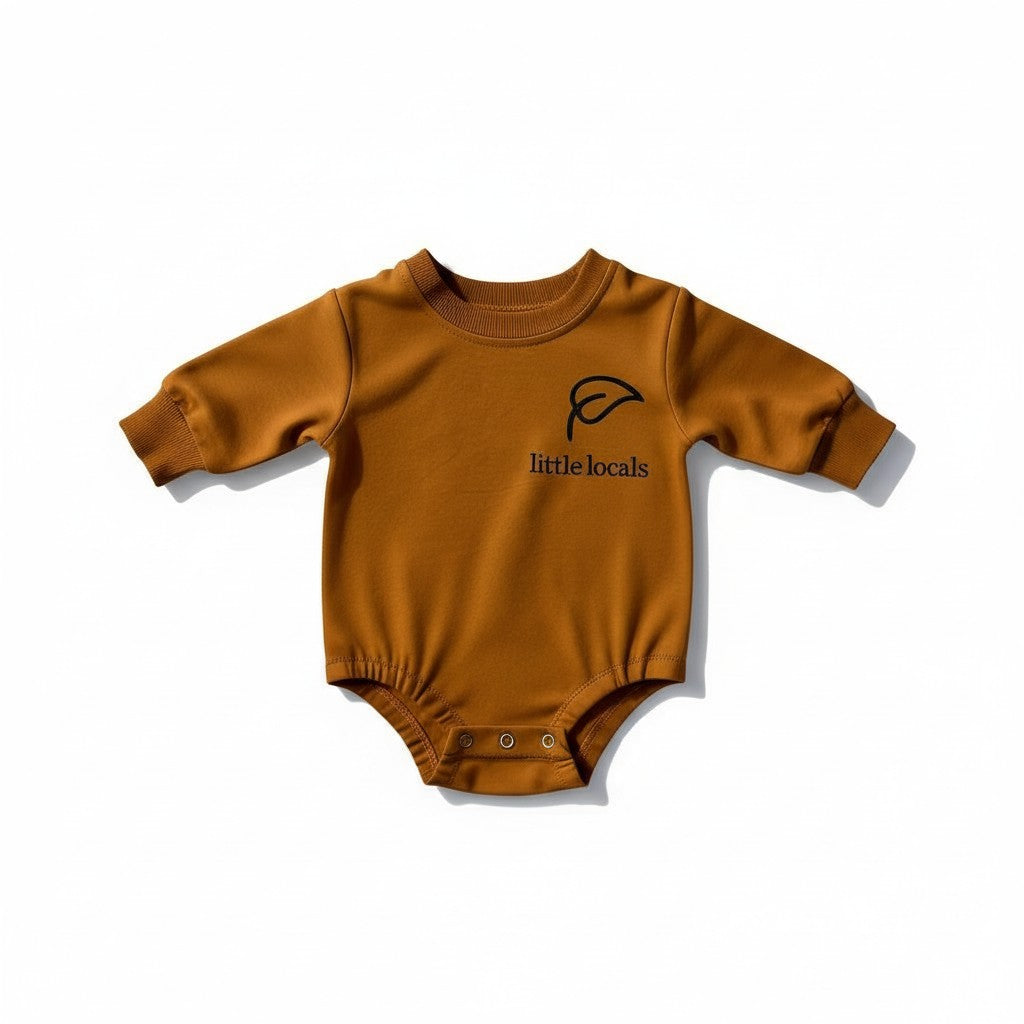 Cognac - Sweater Romper