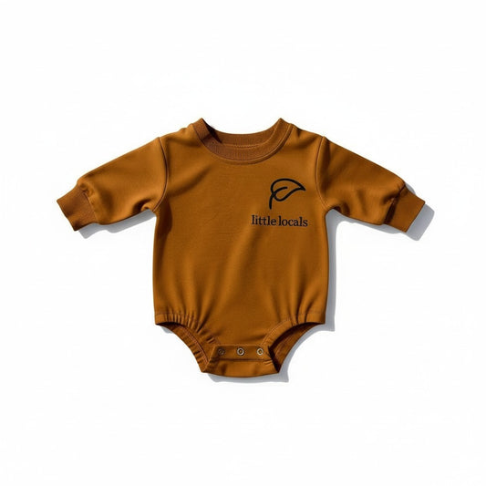 Cognac - Sweater Romper