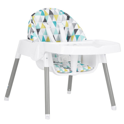 EVENFLO Eat and Grow 4-in-1 Convertible High Chair (Prism Triangles)