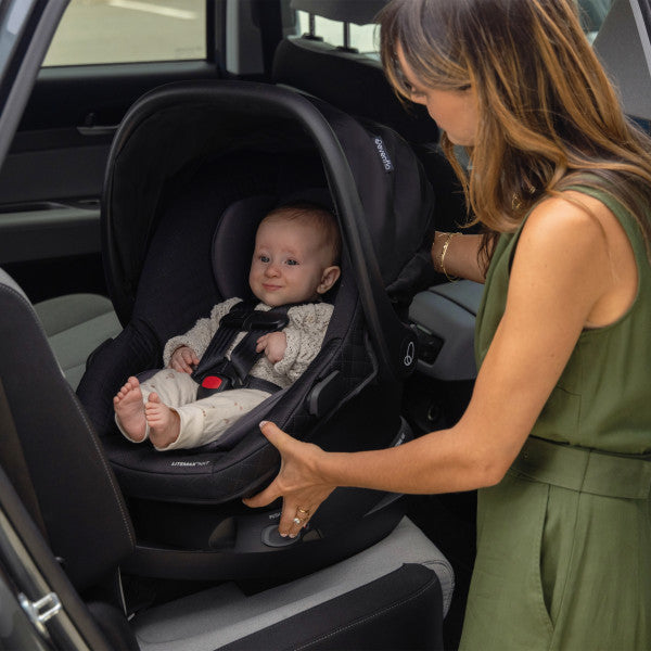 Evenflo Omni Ultra Travel System with Revolve180 LiteMax NXT Rotational Infant Car Seat - Caviar Black