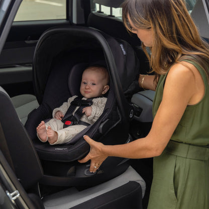 Evenflo Omni Ultra Travel System with Revolve180 LiteMax NXT Rotational Infant Car Seat - Caviar Black