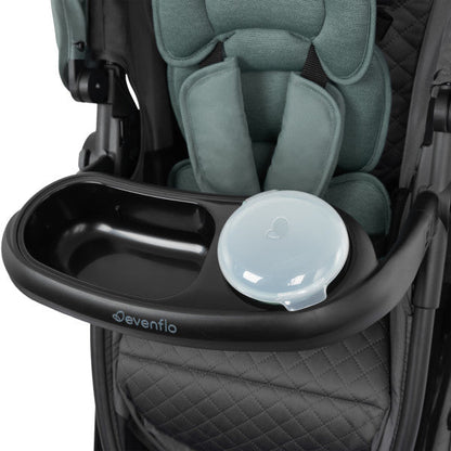 Evenflo Omni Ultra Travel System with Revolve180 LiteMax NXT Rotational Infant Car Seat - Pacific Green
