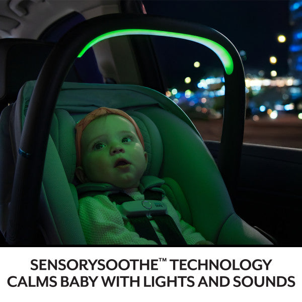 Evenflo - Evenflo Revolve180 LiteMax NXT Rotational Infant Car Seat with SensorySoothe (Quartz)