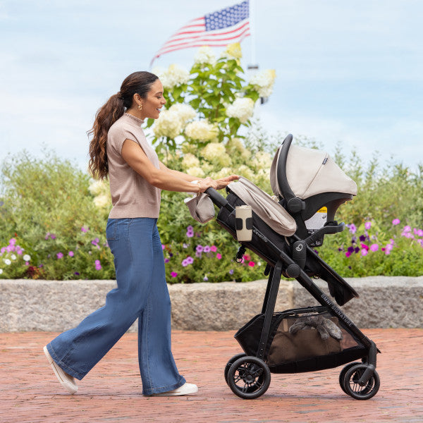 🔥 ON SALE NOW 🔥 Evenflo Omni Signature Travel System with LiteMax Infant Car Seat (Porto Black)