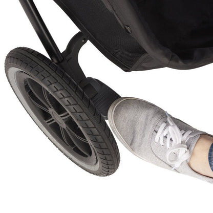 Evenflo - Folio3 Stroll & Jog Travel System with LiteMax 35 Infant Car Seat (Avenue Gray)
